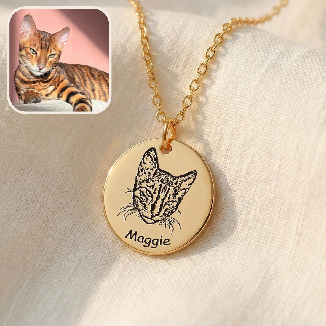 Pet Portrait Necklace