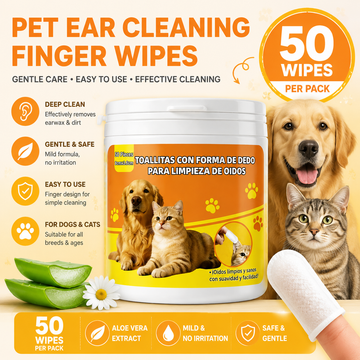 Pet Ear Cleaning Finger Glove