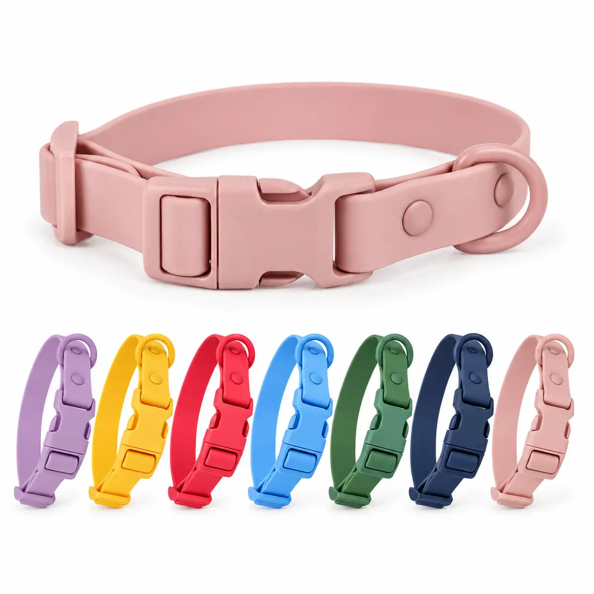 Waterproof Adjustable Quick-Release Dog Collar