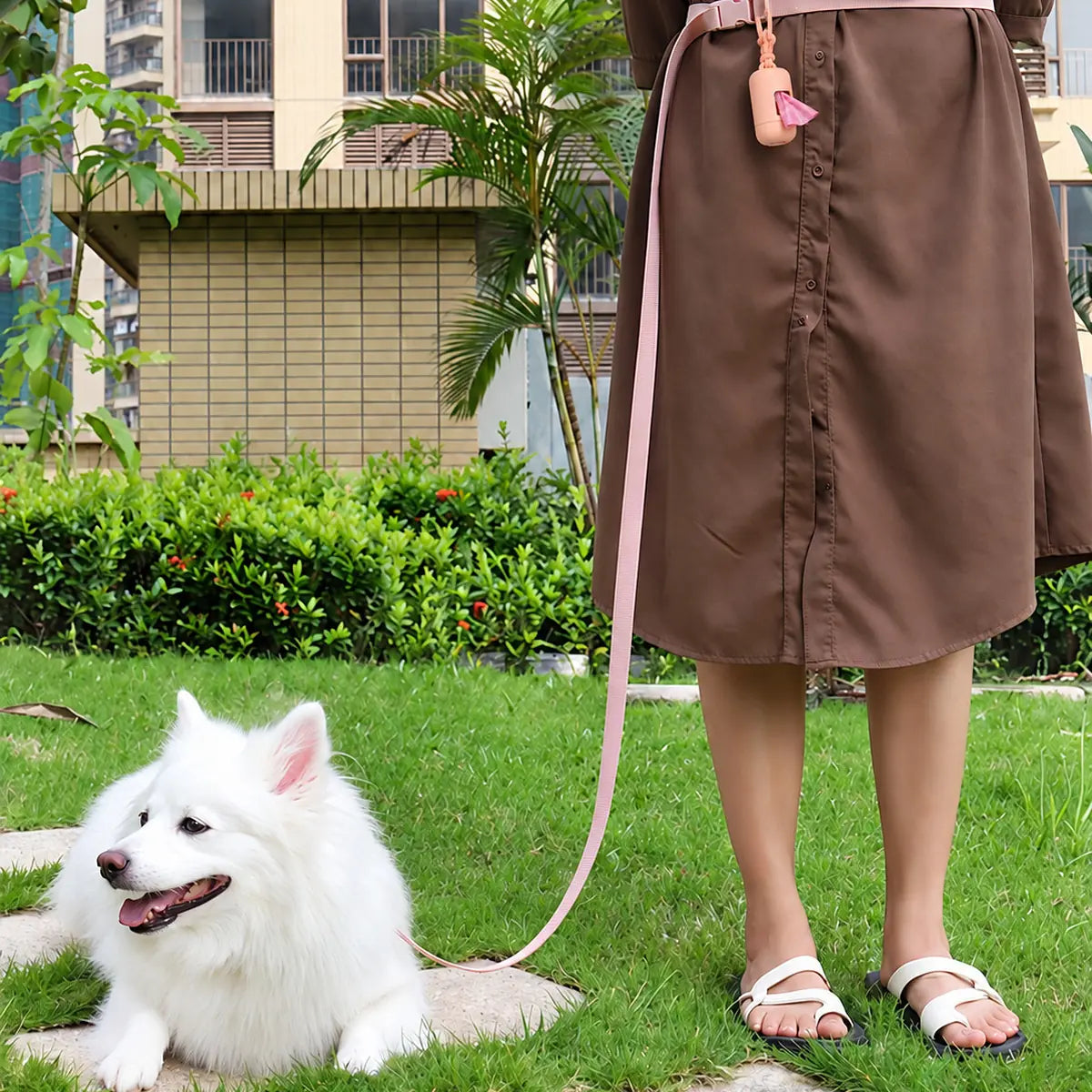 Waterproof Adjustable Dog Leash with Quick-Release Handle