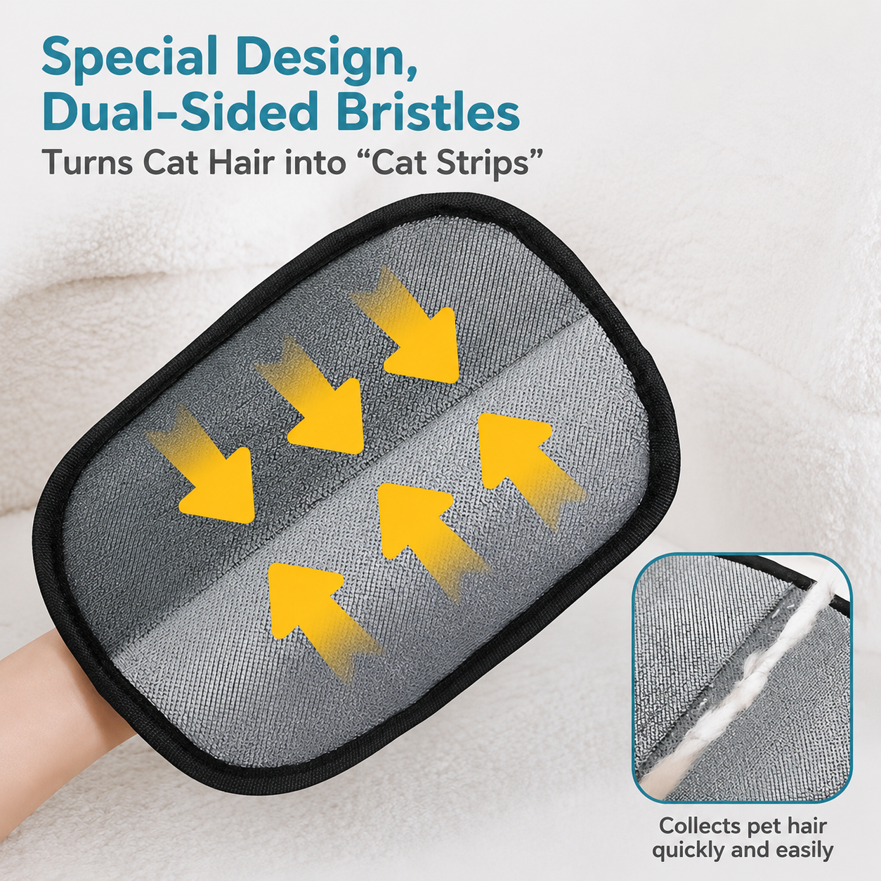 Electrostatic Pet Hair Removal Glove