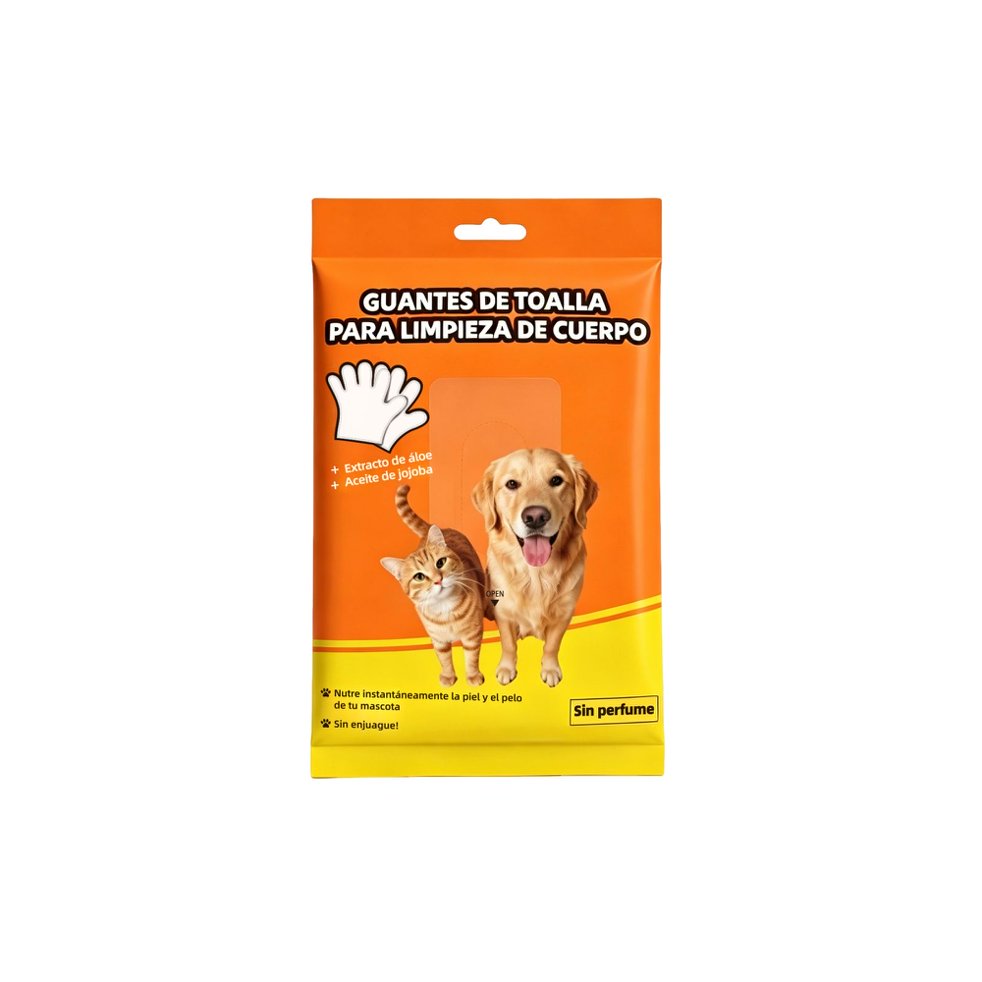 Pet No-Rinse SPA Gloves